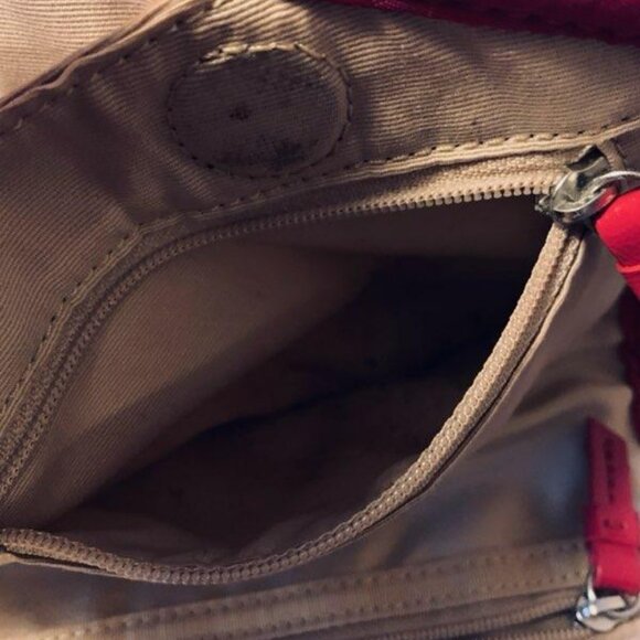 Coach Getaway Signature Nylon Cosmetic  Travel Bag Fuschia - Picture 7 of 7